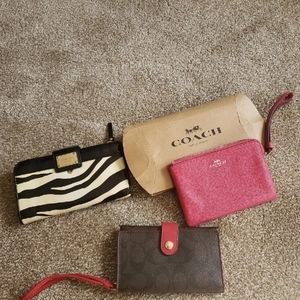 Lot of 3 Designer Wallets